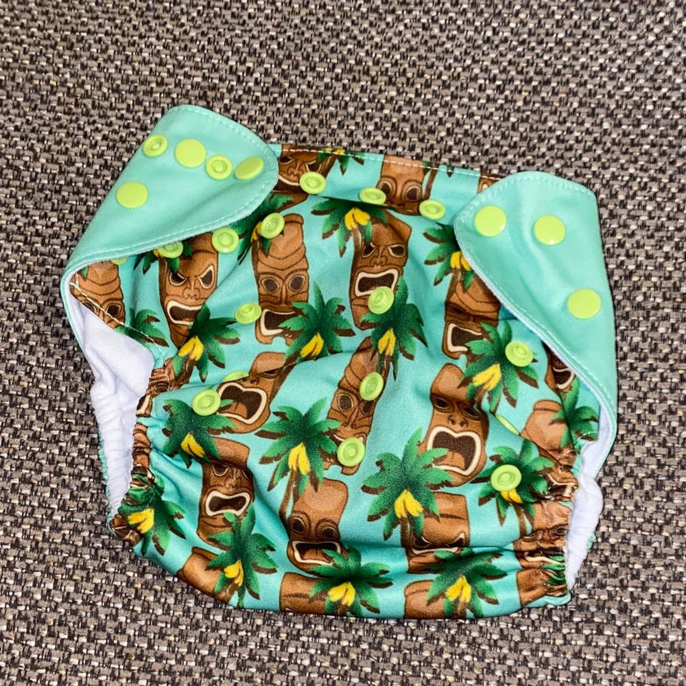Tropical Print Kids Cloth Diaper